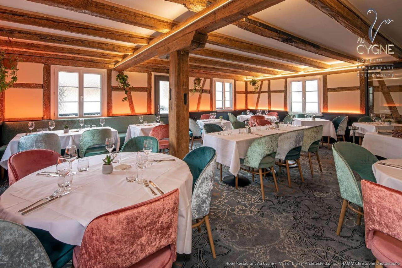 Hotel Restaurant Au Cygne Eschau Exterior foto